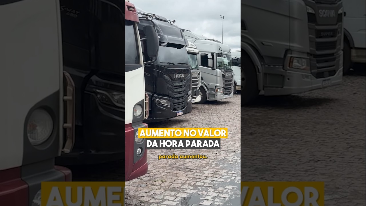 Aumento no valor da hora parada