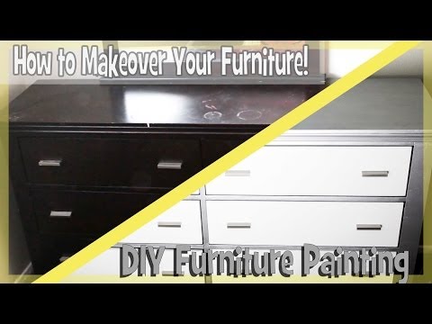 how to paint a wood furniture