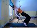 Urdhva Dhanurasana Instructional Series 1 - chair as prop Urdhva Dhanurasana Instructional Series 1 - chair as prop