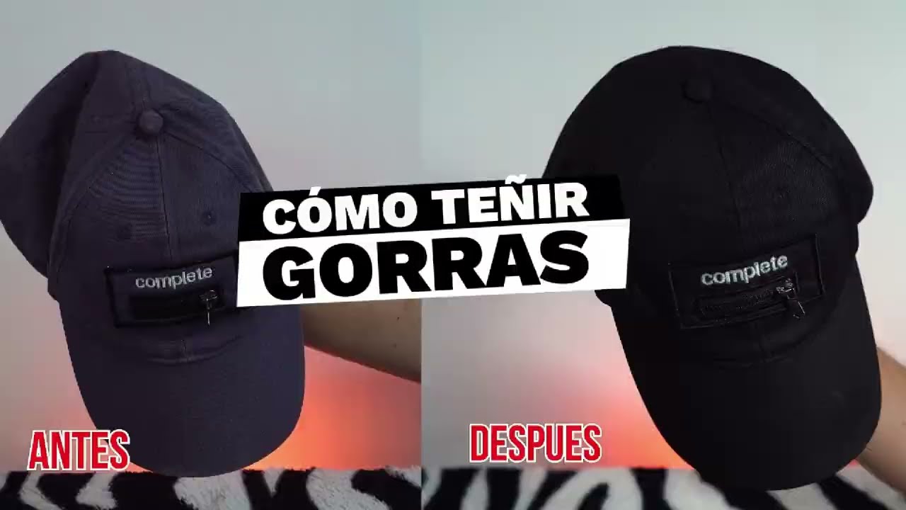 CÓMO PINTAR GORRAS DE TELA CON GAMATEX​
