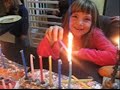 Chaya Lighting Candles on Chanukah Chaya Lighting Candles on Chanukah