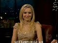 kristen bell on the late late show, december 2004