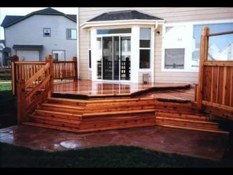 Wash the deck, and staining the deck, and Denver Colorado - YouTube