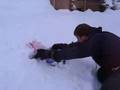 eliza cabanis in the snow