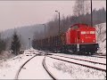 Schnee im Thüringer Oberland! Hennigsdorfer Qualitätsloks unterwegs