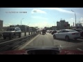 Video: Lane Splitting Scooter Crashes Into Car