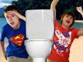 Hilfe, wir haben ein Monster auf unserer Toilette!