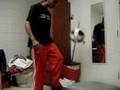 fethy Abdella juggling a soccer ball