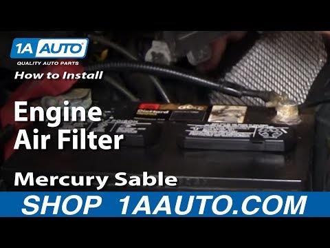 How to Install Replace Engine Air Filter Mercury Sable 00-05 3.0L 1AAuto.com