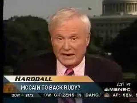 0 Will McCain Back Rudy?