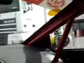 cockpitansicht beim anfahren zur technischen abnahme.