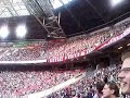 Ajax-vitesse 3-0 heen en weer zingen+ doelpunt.