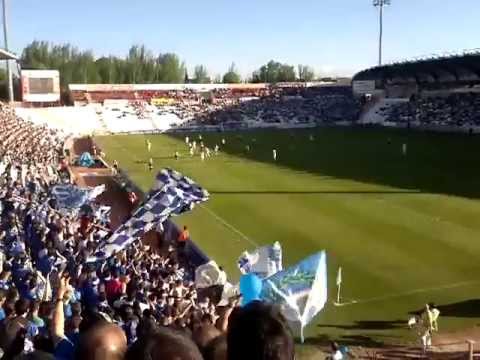 Ambiente grada oviedista Albacete - Real Oviedo