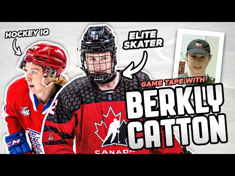 Berkly Catton Talks Hockey Sense, His Start In Hockey & More | Game Tape With Tony
