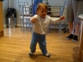 Click here to watch this video Aaron walking properly for the first time