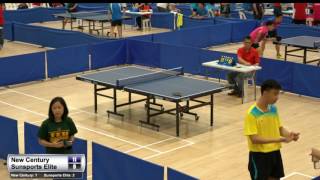 Singapore National Table Tennis League 2017 - 1st Leg - Sunsports Elite vs New Century 4