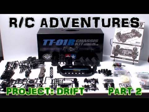 ... - BRUSHLESS TOURING DRIFT CAR PART 2 TAMIYA TT01 R KIT CUSTOM KIT