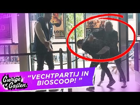 Vechten in bioscoop voor gratis film | Gierige Gasten