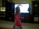 Ava watching High School Musical 2 Dance Party -  Part1