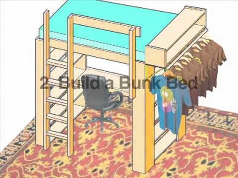 how to build bunk beds
