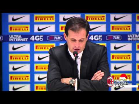 AC Milan | Allegri: 'Dobbiamo iniziare a vincere' (with subtitles)