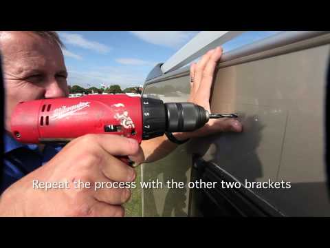 how to attach rv awning