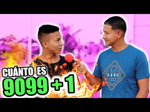 ¿Cuánto es 9099 + 1? | PREGUNTAS CAPCIOSAS EN ESMERALDAS