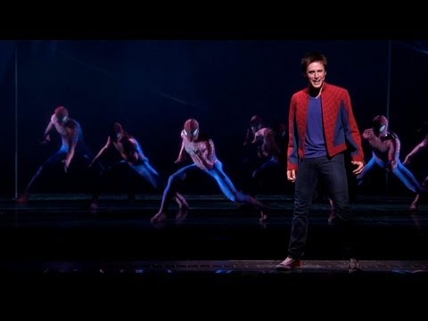 Reeve - Reeve Carney who plays Peter Parker in the Broadway play