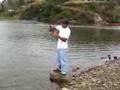 Agilao pescador al peo