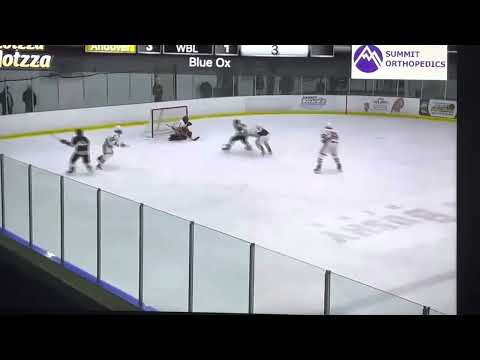Andover vs WBL Blue OX Tournament Chase Foy with a great saucer pass to Peterson for a goal!