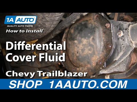 How To Install Replace Rear Differential Cover Fluid Chevy Trailblazer GMC Envoy 02-09 1AAuto.com