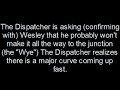 Runaway mine train with engineer still on board part 1