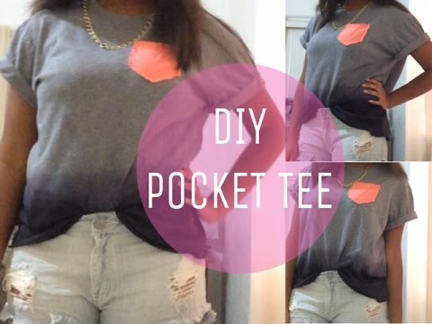 how to make dip dye t shirts