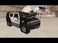 Hummer H3 Police para GTA San Andreas vídeo 1