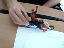 spiderman roule en harley