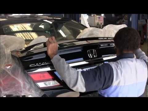 How-To 2013 Honda Civic Deck Lid Spoiler Installation