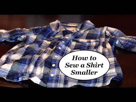 how to take in a shirt