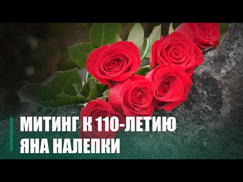 В Ельске прошел антифашистский митинг посвященный 110-летию со дня рождения Героя Советского Союза, участника чехословацкого сопротивления Яна Налепки видео
