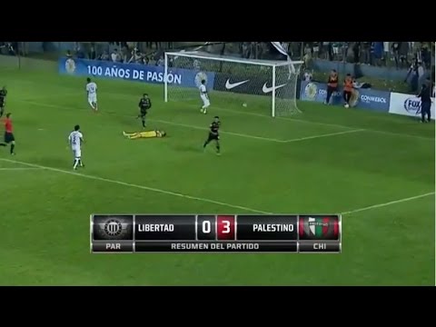 Libertad 0 - 3 Palestino Copa Sudamericana 2016