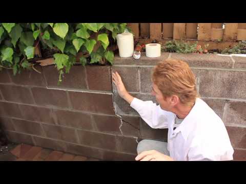 how to patch cinder block wall