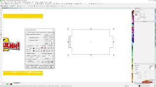 Быстрое масштабирование объекта под нужный размер. Corel Draw.