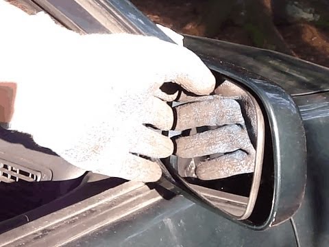 How to change side mirror glass Toyota Corolla.Years 2000 to 2008