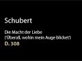 Schubert D 308 Die Macht der Liebe .wmv