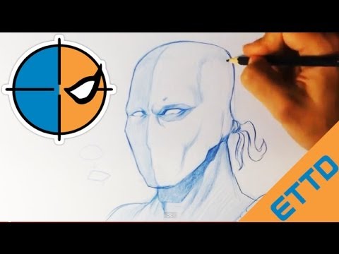 how to draw deathstroke