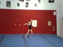 Emma FX routine practice