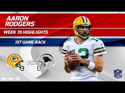 Video: Aaron Rodgers Highlights from 1st Game Back! | Packers vs. Panthers | Wk 15 Player Highlights