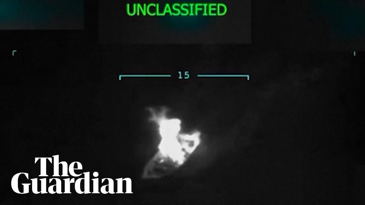 Footage appears to show US strike on alleged Venezuelan drug boat