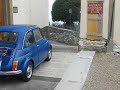 hilly fiesole and little fiat 500