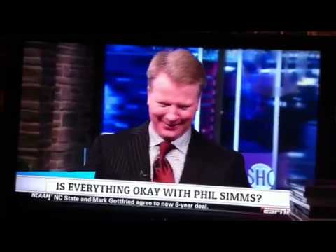 Phil Simms has a drinking problem??
