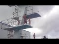 Grae and Byron Pullen's leap from 5 meter platform!